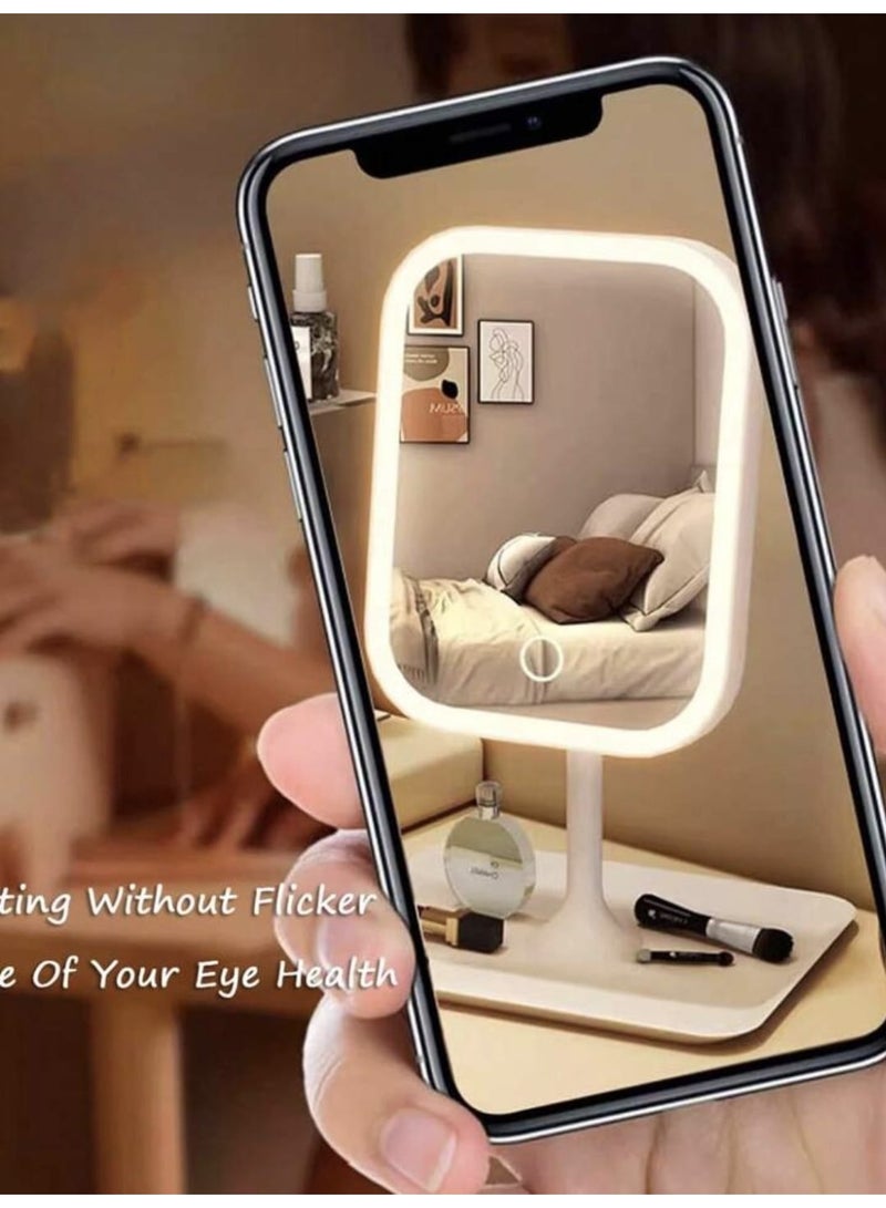 مرآة مكياج بإضاءة LED ، مرآة تجميل مع إضاءة ، مرآة مكياج إضاءة لرحلة ، مرآة تجميل وتجميل مع إضاءة - Image 2